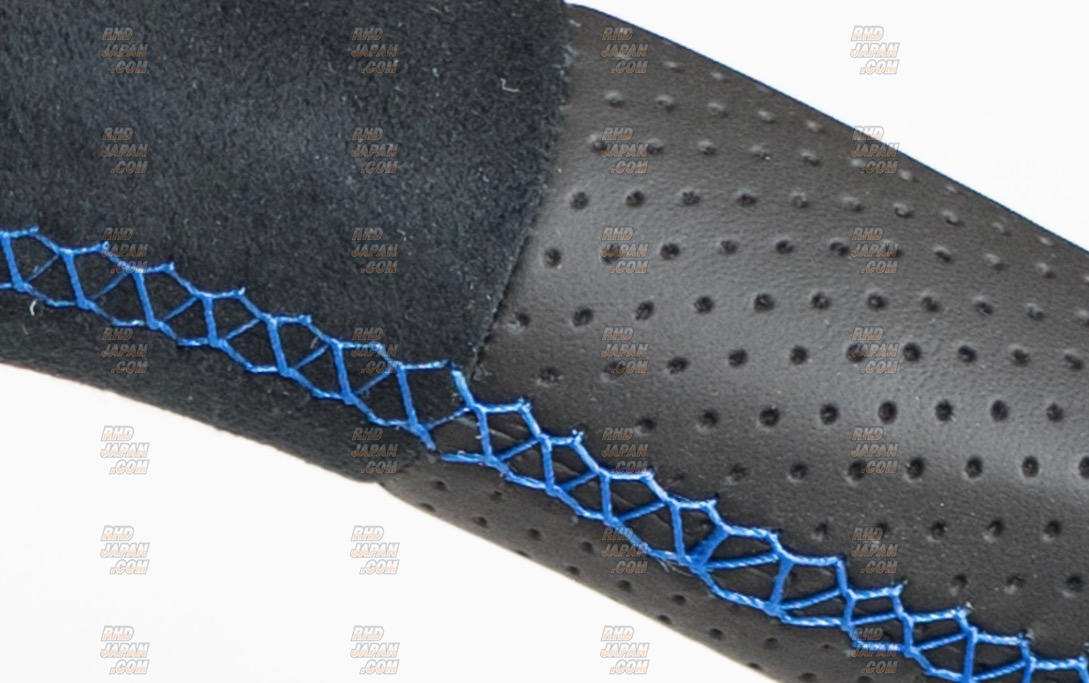 TRUST GReddy Steering Wheel All Leather Blue Stitch - Swift Sport